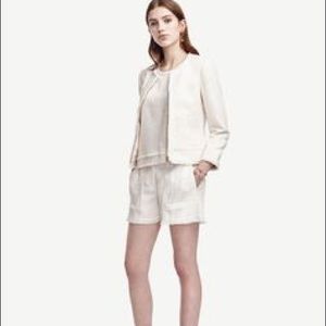 Fringe Tweed Shorts  and Top Set